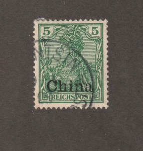 EDSROOM-12498 German Offices in China 25 Used Tiensin Cancel