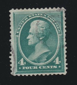 US 211 4c Jackson Used VF SCV $25