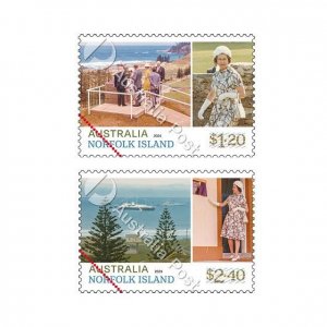 2024 Norfolk Is Royal Visit 1974 (2) (Scott NA) MNH