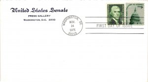 #1591 Dome of the Capitol Americana - United States Senate Press Gallery Cachet