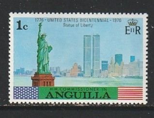 1975 Anguilla - Sc 217 - MNH VF - 1 single - Statue of Liberty