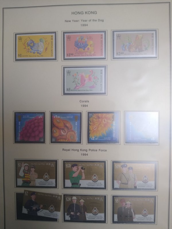 collection in album Hong Kong 1987-97 NY: CV $750