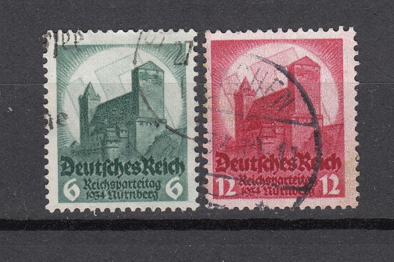 Germany - 1934 Nuremberg Castle  Sc# 442/443 (9520)