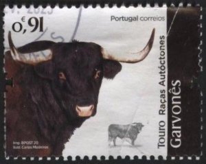 Portugal 4189 (used) 91c animal breeds: bull (2020)