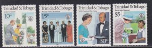 Trinidad & Tobago # 443-446, Queen Elizabeth I 60th Birthday, Mint NH, 1/2 Cat.