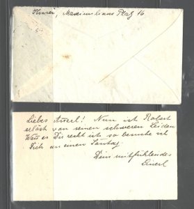 GERMANY 1936, 5 MARCH CONDOLENCES LETTER