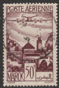 French Morocco Scott C36 - SG340, 1947 Airmail 50f used