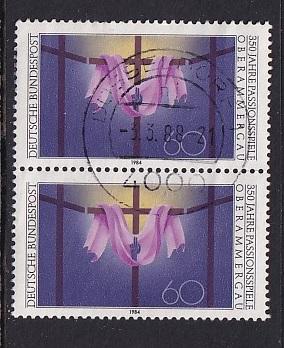 Germany    #1413    used   1984   pair  Oberammergau  Passion Play