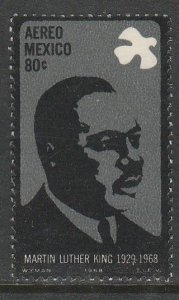 MEXICO C339, IN MEMORY Dr. MARTIN LUTHER KING. MINT, NH. VF