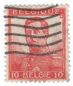 BELGIUM STAMP 1912. SCOTT # 95. USED. OVER 110 YEARS OLD STAMP. # 5