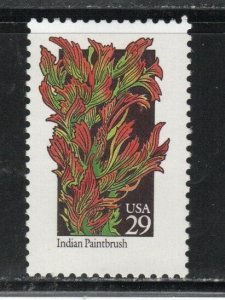 2647  * INDIAN PAINTBRUSH ~ WILDFLOWERS * U.S. Postage SINGLE MNH