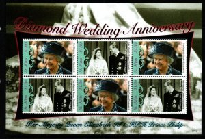 ST.KITTS SG927a 2007 DIAMOND WEDDING ANNIV OF QUEEN ELIZABETH II MNH