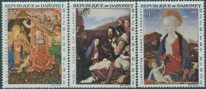 Dahomey 1966 SG268-270 Christmas set MNH