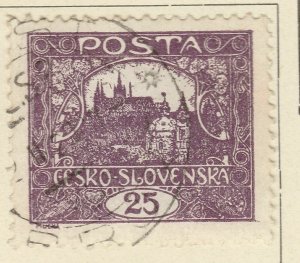 A5P64F43 Czechoslovakia 1919-20 25h Perf 11 3/4 Used-