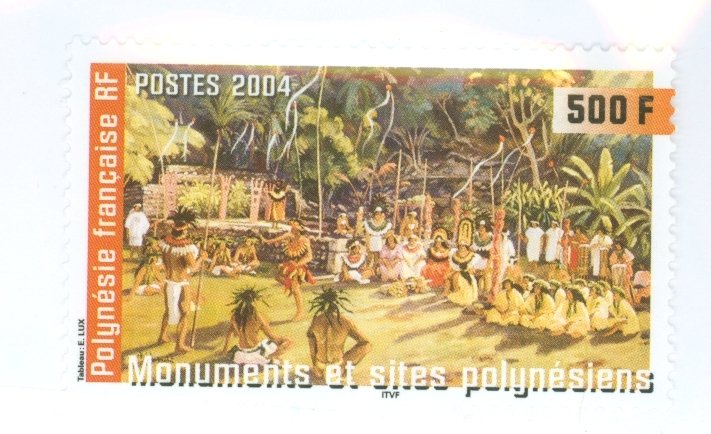French Polynesia #871  Single (Flora)