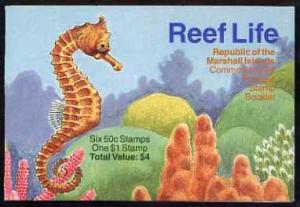 Booklet - Marshall Islands 1993  $4 marine Life booklet w...