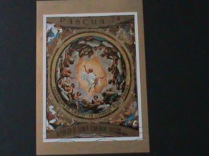 EQUATORIAL GUINEA-  PASCUA-ASCENSION OF CHRIST-PAINTING- IMPERF:S/S-MNH VF