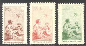 SWITZERLAND 1912 Pro-Juventute Forerunner Set