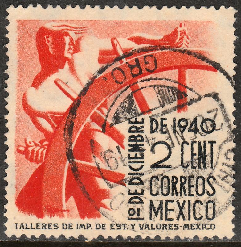 MEXICO 764, 2cents Presidential Inauguration. Used. (702)