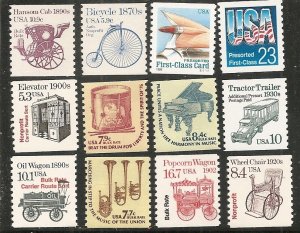 USA   Presort, 12 Different     MNH