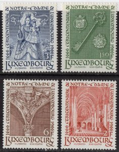 Thematic stamps LUXEMBOURG 1966 SOLEMN PROMISE sg.779/82  mint