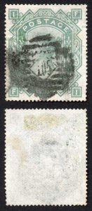 SG128 10/- Wmk Maltese cross Good used Cat 3200 pounds