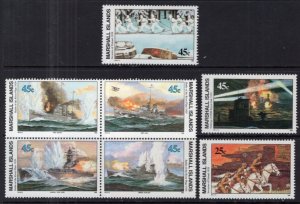 Marshall Islands 239-245 WWII MNH VF