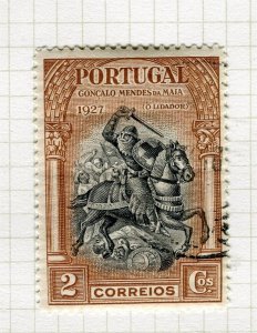 PORTUGAL; 1927 early Liberation issue fine used 2c. value