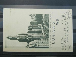 1971 4196 QSL Card City of Buenos Aires Cavanagh Building-