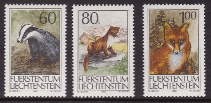 Liechtenstein, Fauna, Animals MNH / 1993