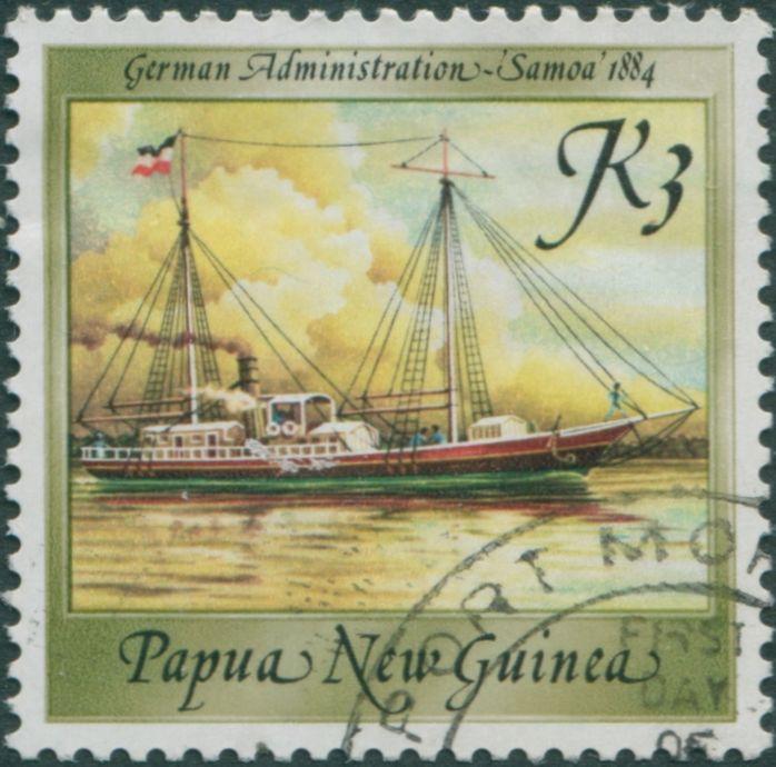 Papua New Guinea 1987 SG557 K3 German Colonial Steamer FU