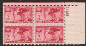 USA #985 MNH PB  3c 1949