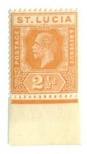 ST LUCIA #82, Mint Never Hinged, Scott $32.00