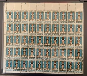 Scott 1190 Nursing Sheet of Fifty 4 Cent Postage Stamps , 1961