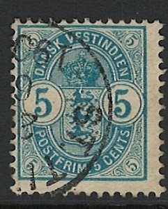 Danish West Indies Scott 22 Used