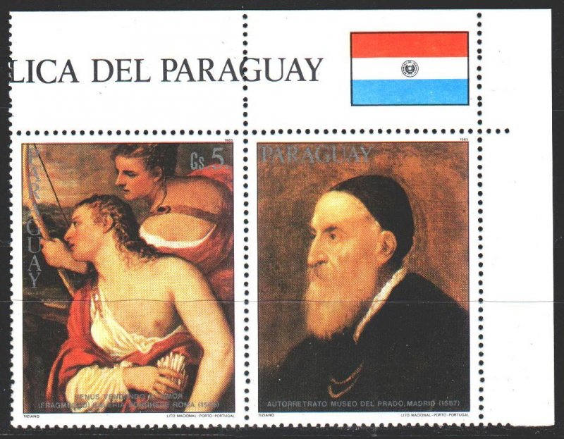 Paraguay. 1986. 3939 from the series. Painting, painting. MNH.