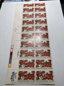 Scott 2166 from UL sheet 2 columns 20 stamps plate # (11111) M NH OG ach