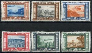 ITALY SCOTT #C42/47 GRAF ZEPPELIN MINT HINGED