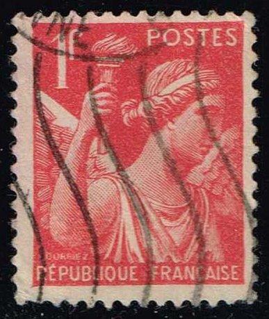 France #378 Iris; Used (0.35)