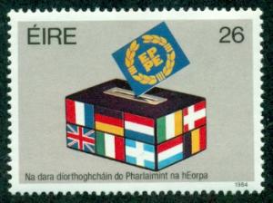Ireland #591  Mint  VF NH  Scott $2.75  European Parliame...