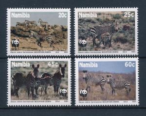 [60175] Namibia 1991 Wild animals Zebra WWF MLH