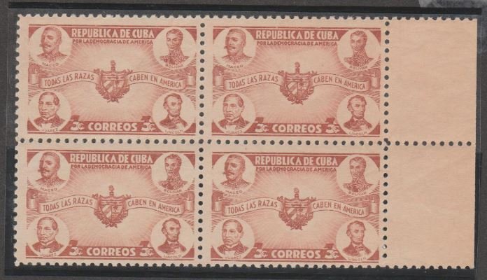 Cuba Scott #369 Stamp - Mint Block of 4