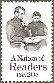 United States #2106 20c A Nation of Readers MNG (1984)