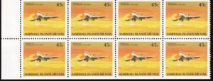 US C25a Trust Territories Marshall Islands Airmail NH VF Aircraft(1989) 45 Ce...