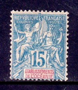French Polynesia - Scott #8 - MH - See description - SCV $35