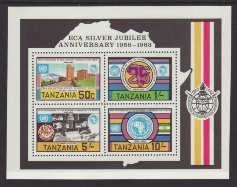 Tanzania 228A Souvenir Sheet MNH VF