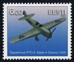 Estonia 438 MNH Aircraft, PTO-4 Training Airplane