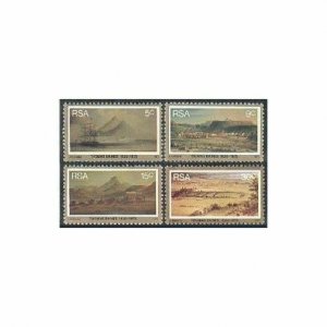 South Africa 443-446,446a,MNH. Painting by Thomas Baines,1975.Views,Sailing ship