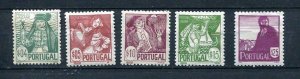 Portugal 1941 Sc 605-609 MH Natives Partial set 8839