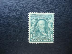 1902-03  SCOTT # 300  1c  M/OG/H  F/VF   SCV $ 12.00.